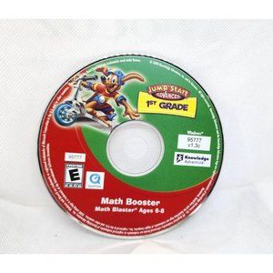 Jump Start 1st Grade Math Booster Math Blaster Ages 6-8 Windows PC Education CD